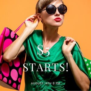 Lots of $5 starts!